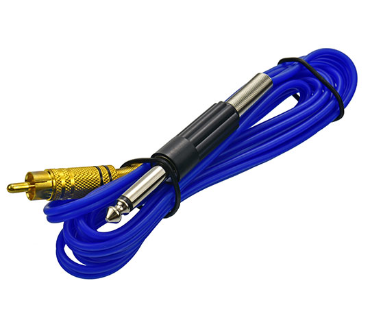 Rubber-Silicone-Clipcord-RCA-Blue